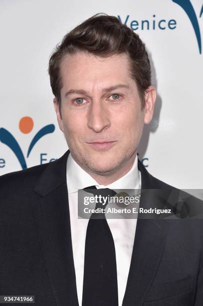 Scott Aukerman attends the Venice Family Clinic Silver Circle Gala at The Beverly Hilton Hotel on March 19, 2018 in Beverly Hills, California.