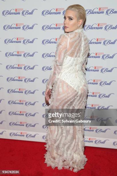 Halsey attends The Endometriosis Foundation of America Celebrates their 9th Annual Blossom Ball Honoring Singer-Songwriter Halsey on March 19, 2018...