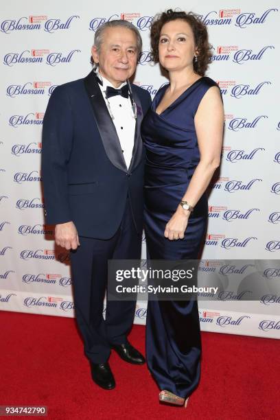 Tamer Seckin, MD. And Elif Seckin attend The Endometriosis Foundation of America Celebrates their 9th Annual Blossom Ball Honoring Singer-Songwriter...