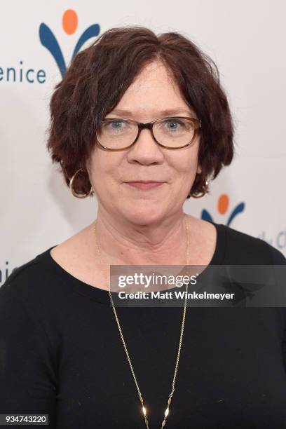 Honoree Karen Wilson attends the Venice Family Clinic Silver Circle Gala at The Beverly Hilton Hotel on March 19, 2018 in Beverly Hills, California.