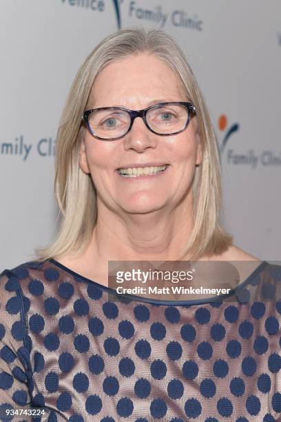 Venice Family Clinic CEO Elizabeth Benson Forer attends the Venice Family Clinic Silver Circle Gala at The Beverly Hilton Hotel on March 19, 2018 in...