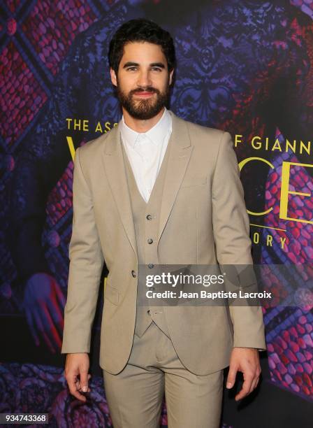 Darren Criss attends the for your consideration event for FX's 'The Assassination Of Gianni Versace: American Crime Story' on March 19, 2018 in Los...