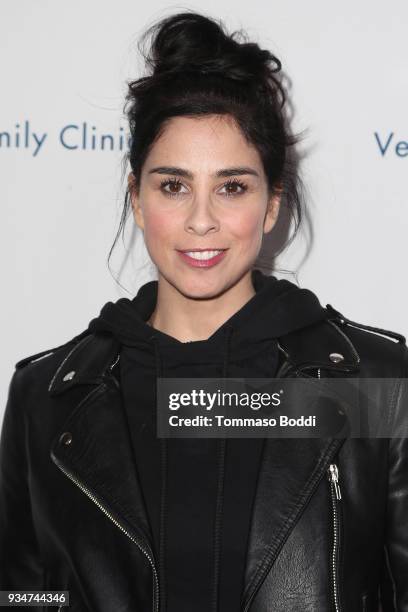 Sarah Silverman attends the Venice Family Clinic's 36th Annual Silver Circle Gala at The Beverly Hilton Hotel on March 19, 2018 in Beverly Hills,...