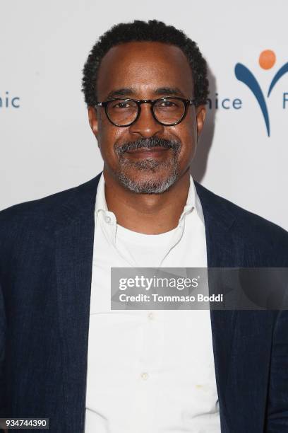 Tim Meadows attends the Venice Family Clinic's 36th Annual Silver Circle Gala at The Beverly Hilton Hotel on March 19, 2018 in Beverly Hills,...