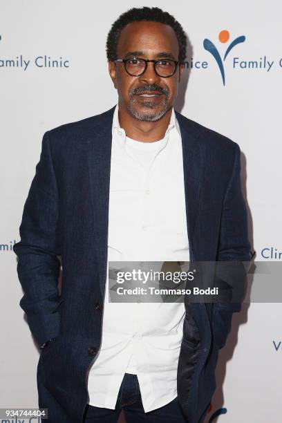 Tim Meadows attends the Venice Family Clinic's 36th Annual Silver Circle Gala at The Beverly Hilton Hotel on March 19, 2018 in Beverly Hills,...