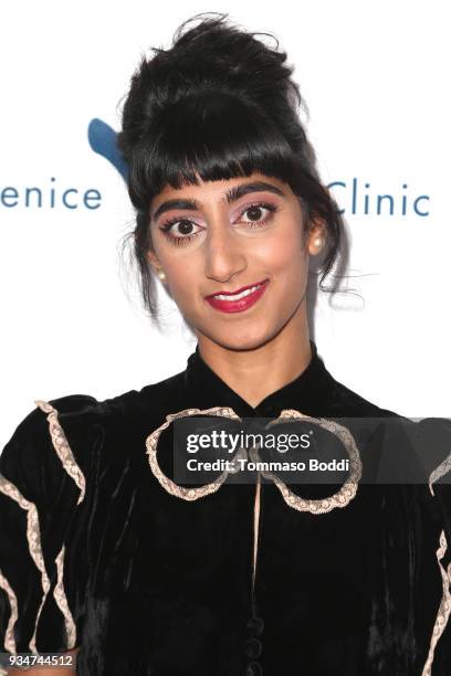 Sunita Mani attends the Venice Family Clinic's 36th Annual Silver Circle Gala at The Beverly Hilton Hotel on March 19, 2018 in Beverly Hills,...