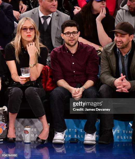 Jerry Ferrara attends New York Knicks Vs Chicago Bulls game at Madison Square Garden on March 17, 2018 in New York City.