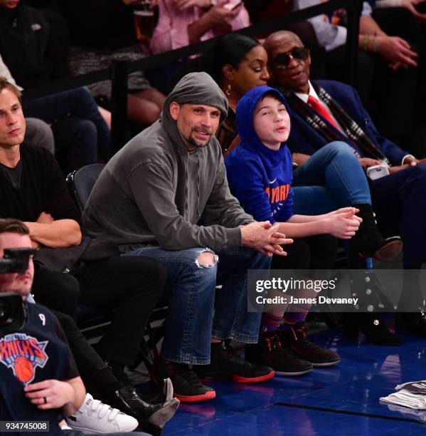 Jeremy Sisto attends New York Knicks Vs Chicago Bulls game at Madison Square Garden on March 17, 2018 in New York City.