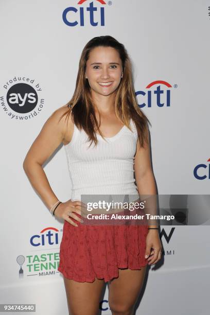 Lauren Davis attends the Citi Taste Of Tennis Miami 2018 at W Miami on March 19, 2018 in Miami, Florida.