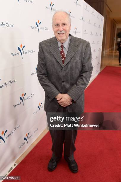 Venice Family Clinic Co-founder Mayer B. Davidson attends the Venice Family Clinic Silver Circle Gala at The Beverly Hilton Hotel on March 19, 2018...