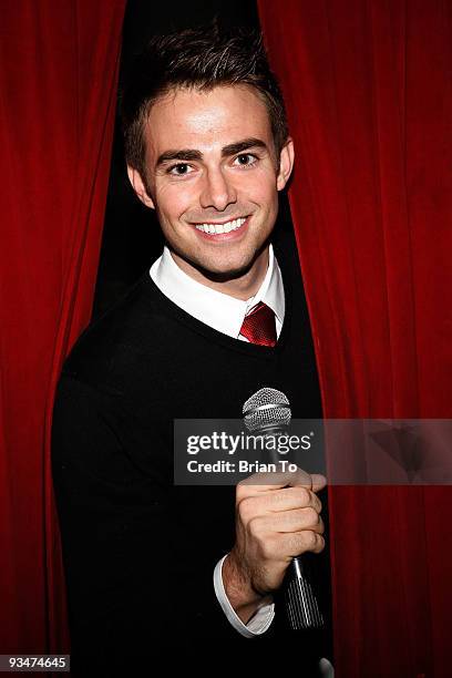 Jonathan Bennett attends the "Holiday Of Hope" Tree-Lighting Celebration And Benefit at Hollywood & Highland Courtyard on November 28, 2009 in...