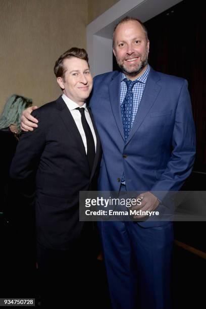 Scott Aukerman and attend the Venice Family Clinic Silver Circle Gala at The Beverly Hilton Hotel on March 19, 2018 in Beverly Hills, California.