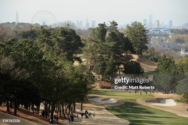 General view during the second round of the T-Point Ladies Golf Tournament at the Ibaraki Kokusai Golf Club on March 17, 2018 in Ibaraki, Osaka,...