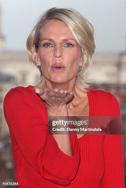 Ulrika Jonsson attends photocall to launch 'Washing up for Wishes' in aid of the Make A Wish Foundation at Tate Modern on November 29, 2009 in...