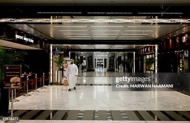 The interior view of the Dubai International Financial Centre , "The Gate", pictured on July 10, 2008 is the first building in the Dubai Financial...