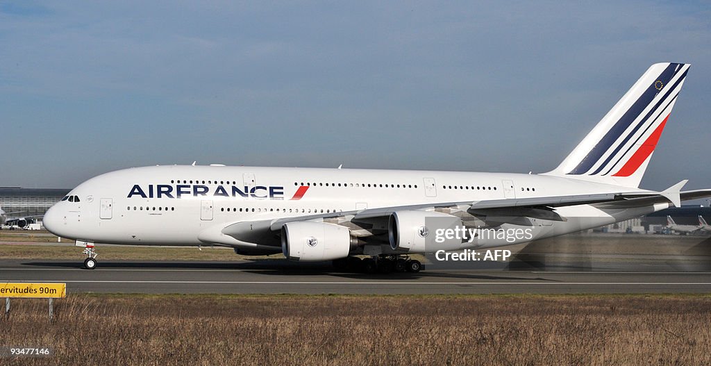 An Air France A380, the world's largest