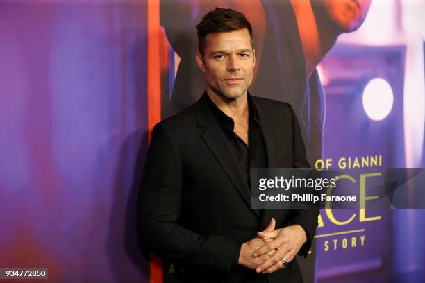 Ricky Martin attends the For Your Consideration Event for FX's "The Assassination of Gianni Versace: American Crime Story" at DGA Theater on March...