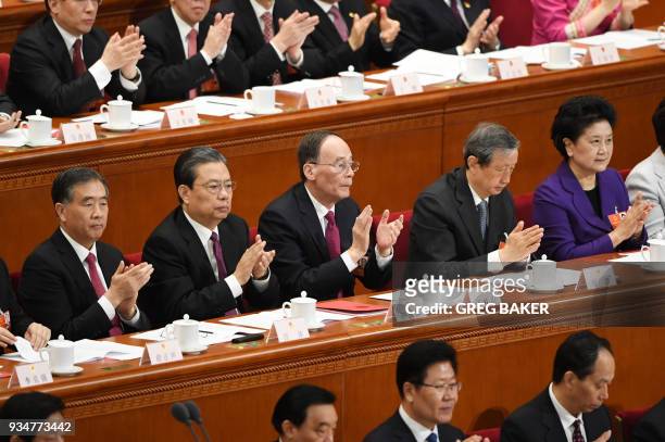 Chairman of the National Committee of the Chinese People's Political Consultative Conference Wang Yang, Secretary of the Central Commission for...