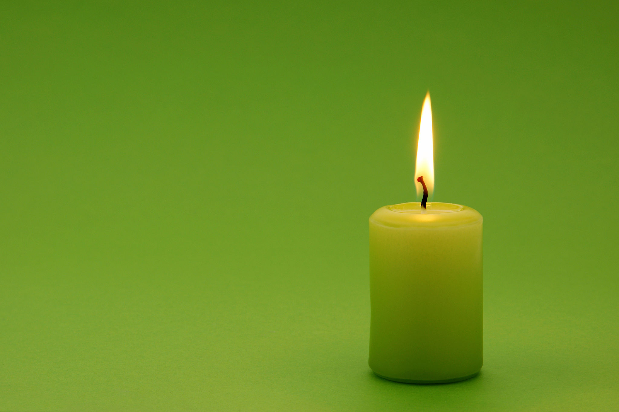 green candles