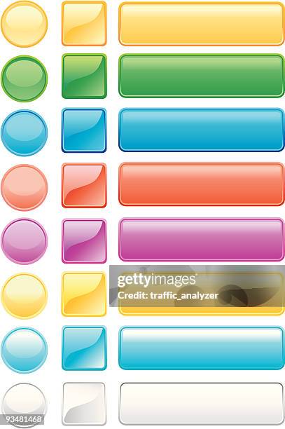 Diff Button Colors Buttons Different Colours High-Res Vector Graphic - Getty Images