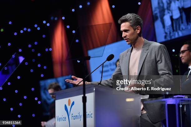 Mike Farah attends the Venice Family Clinic's 36th Annual Silver Circle Gal at The Beverly Hilton Hotel on March 19, 2018 in Beverly Hills,...