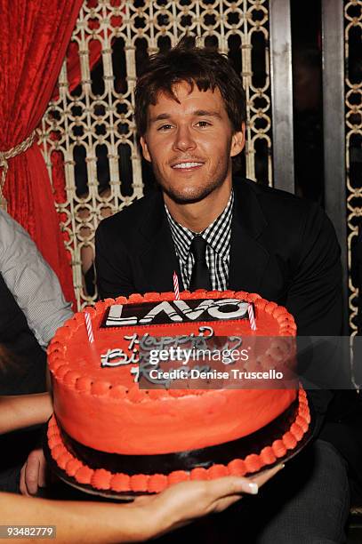 Ryan Kwanten celebrates his birthday at Lavo nightclub at The Palazzo on November 28, 2009 in Las Vegas, Nevada.