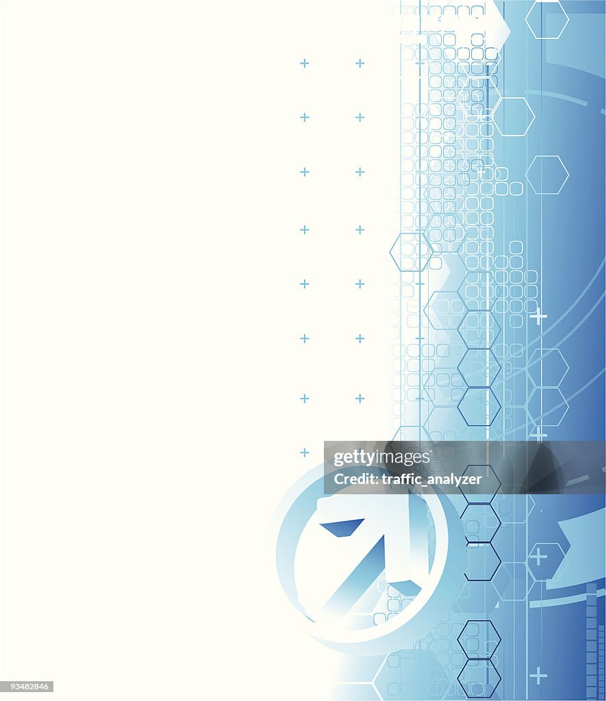 Blue Technical Background High-Res Vector Graphic - Getty Images