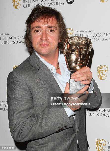 Richard Hammond wins Best Presenter at the EA British Academy Children's Awards 2009 at London Hilton on November 29, 2009 in London, England.
