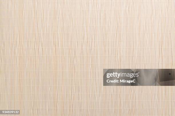 bamboo cane placemat texture - bamboo material stock-fotos und bilder