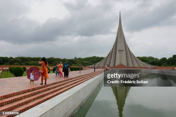 National Martyrs' Memorial in Savar, the suburbs of Dhaka. Bangladesh Liberation War or National Martyrs' Memorial is the national monument of...