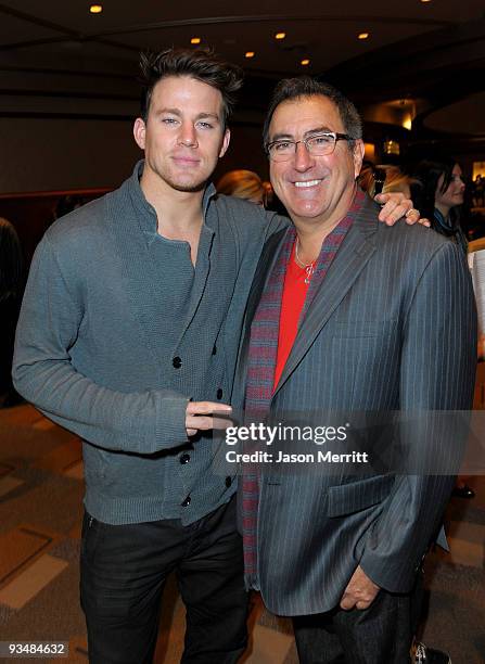 Actor Channing Tatum and Director Kenny Ortega attend the Dizzy Feet Foundation's Inaugural Celebration of Dance cocktail reception at The Kodak...