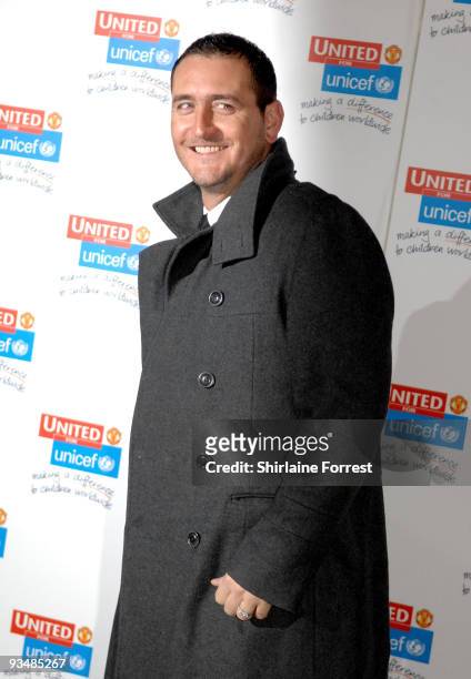 Actor Will Mellor attends the Manchester United annual gala dinner - United For UNICEF at Old Trafford on November 29, 2009 in Manchester, England.