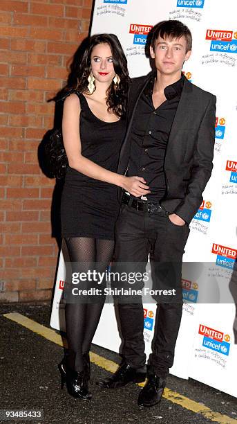 Actor Elliott Tittensor attends the Manchester United annual gala dinner - United For UNICEF at Old Trafford on November 29, 2009 in Manchester,...
