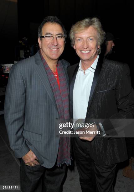 Director Kenny Ortega and Dizzy Feet Foundation founding member Nigel Lythgoe arrive at the Dizzy Feet Foundation's Inaugural Celebration of Dance at...