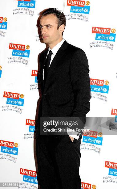 Dimitar Berbatov attends the Manchester United annual gala dinner - United For UNICEF at Old Trafford on November 29, 2009 in Manchester, England.