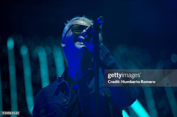 Julio Briceño of Los Amigos Invisibles performs during Day 1 of the Vive Latino 2018 at Foro Sol on March 17, 2018 in Mexico City, Mexico.