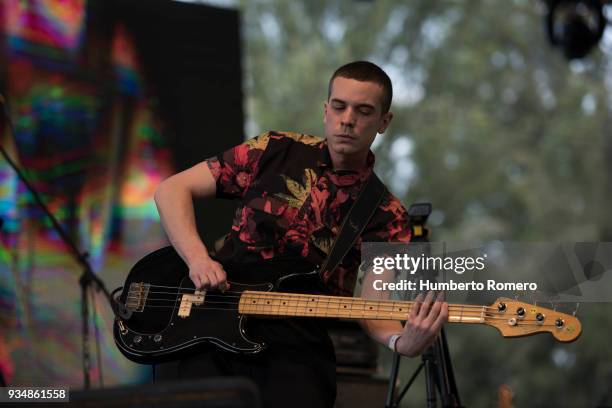 Vaya Futuro performs during Day 1 of the Vive Latino 2018 at Foro Sol on March 17, 2018 in Mexico City, Mexico.