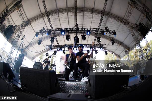 Allison performs during Day 1 of the Vive Latino 2018 at Foro Sol on March 17, 2018 in Mexico City, Mexico.