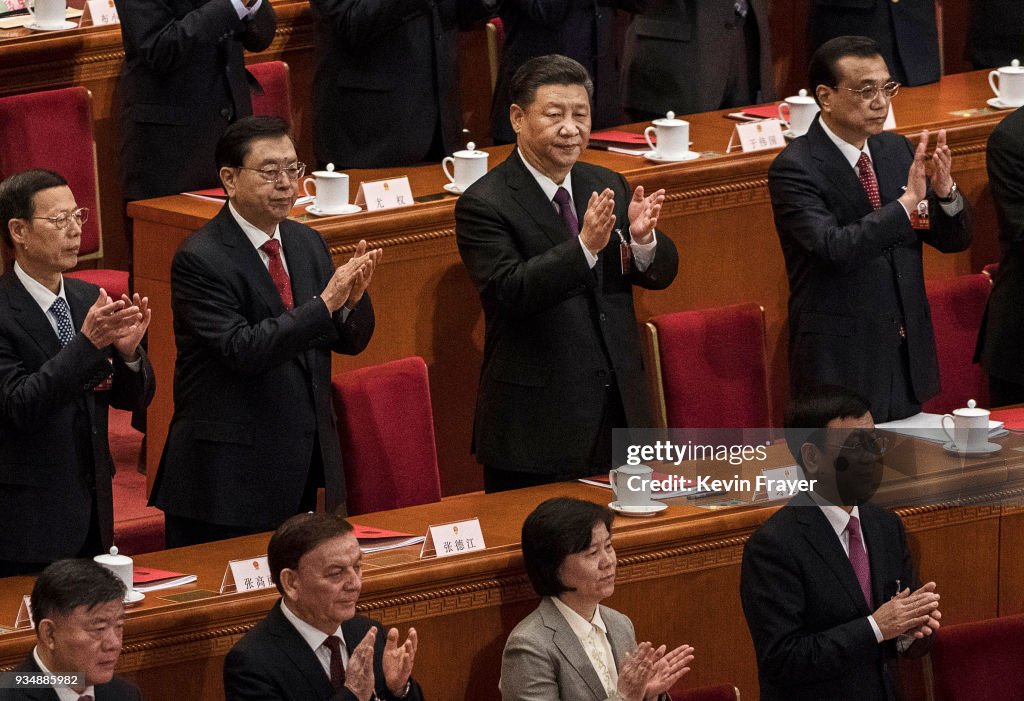 China's National People's Congress (NPC) - Closing Ceremony