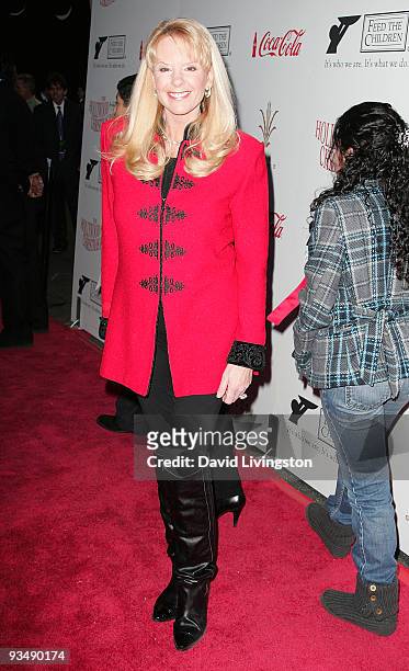 Laura McKenzie arrives for the 2009 Hollywood Christmas Parade at The Roosevelt Hotel on November 29, 2009 in Hollywood, California.