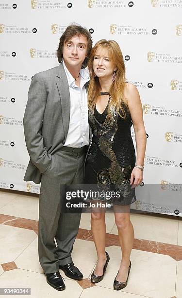 Richard Hammond and wife arrives at the 'EA British Academy Children's Awards 2009' at The London Hilton on November 29, 2009 in London, England.