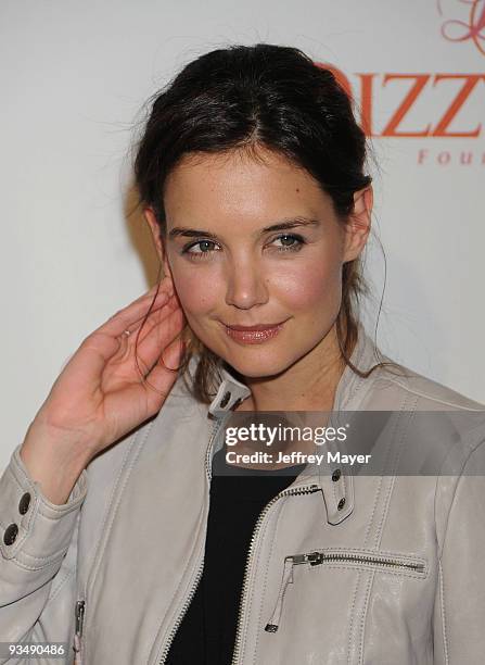 Actress Katie Holmes arrives at the Dizzy Feet Foundation's Inaugural Celebration Of Dance at the Kodak Theatre on November 29, 2009 in Hollywood,...
