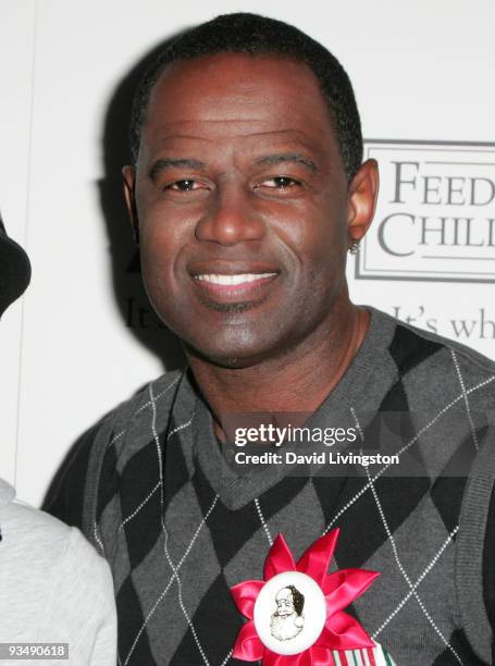 Recording artist Brian McKnight arrives for the 2009 Hollywood Christmas Parade at The Roosevelt Hotel on November 29, 2009 in Hollywood, California.