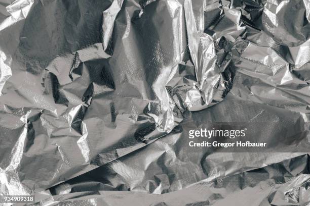 aluminum metal foil texture - alluminium photos et images de collection