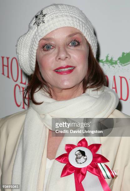 Actress Judith Chapman arrives for the 2009 Hollywood Christmas Parade at The Roosevelt Hotel on November 29, 2009 in Hollywood, California.