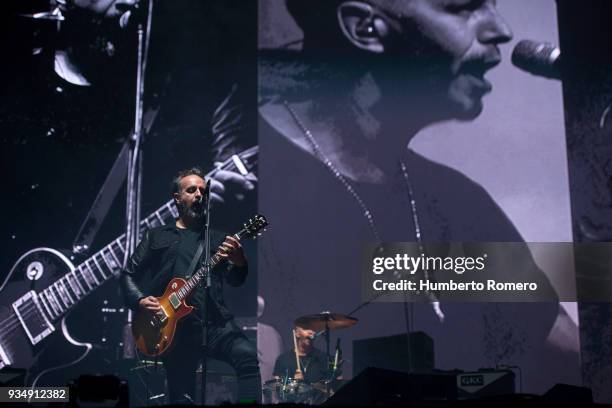 Ismael Fuentes de Garay 'Tito Fuentes' of Molotov performs during Day 1 of the Vive Latino 2018 at Foro Sol on March 17, 2018 in Mexico City, Mexico.