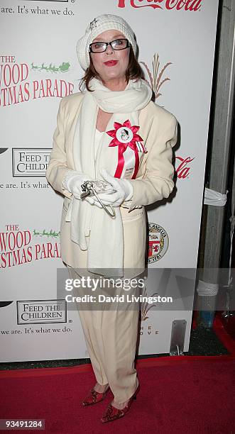 Actress Judith Chapman arrives for the 2009 Hollywood Christmas Parade at The Roosevelt Hotel on November 29, 2009 in Hollywood, California.