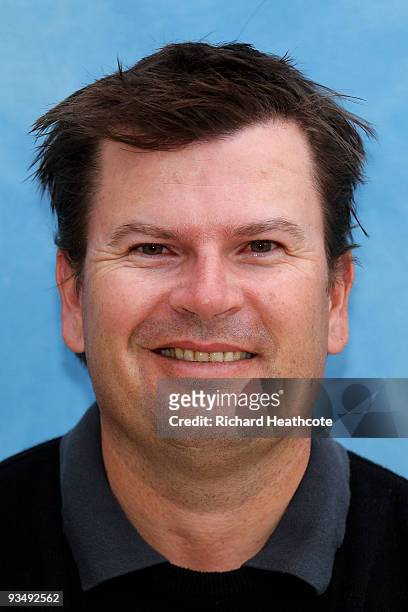 Sjoberg Raimo of Sweden poses for a portrait photo during the second round of the European Tour Qualifying School Final Stage at the PGA Golf de...