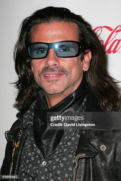 Actor Lorenzo Lamas arrives for the 2009 Hollywood Christmas Parade at The Roosevelt Hotel on November 29, 2009 in Hollywood, California.