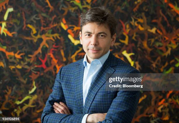 Pavel Grachev, chief executive officer of Polyus PJSC, poses for a photograph in Moscow, Russia, on Wednesday, March 14, 2018. "We are trying to...